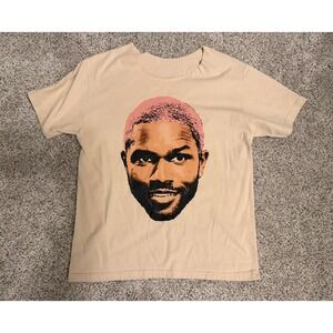 Frank‎ Ocean T-Shirt Fathead Cut Neck Pink Hair Blonde Album